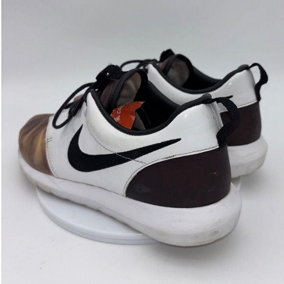 NIKE Roshe Sneaker Shoe Pedro Lourenco Collab Women's White Brown Athletic 9.5 - Picture 10 of 13